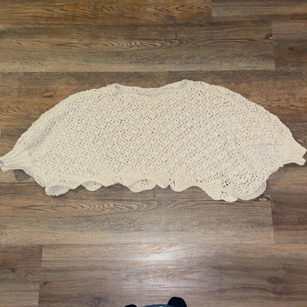 American Eagle oversized cropped top